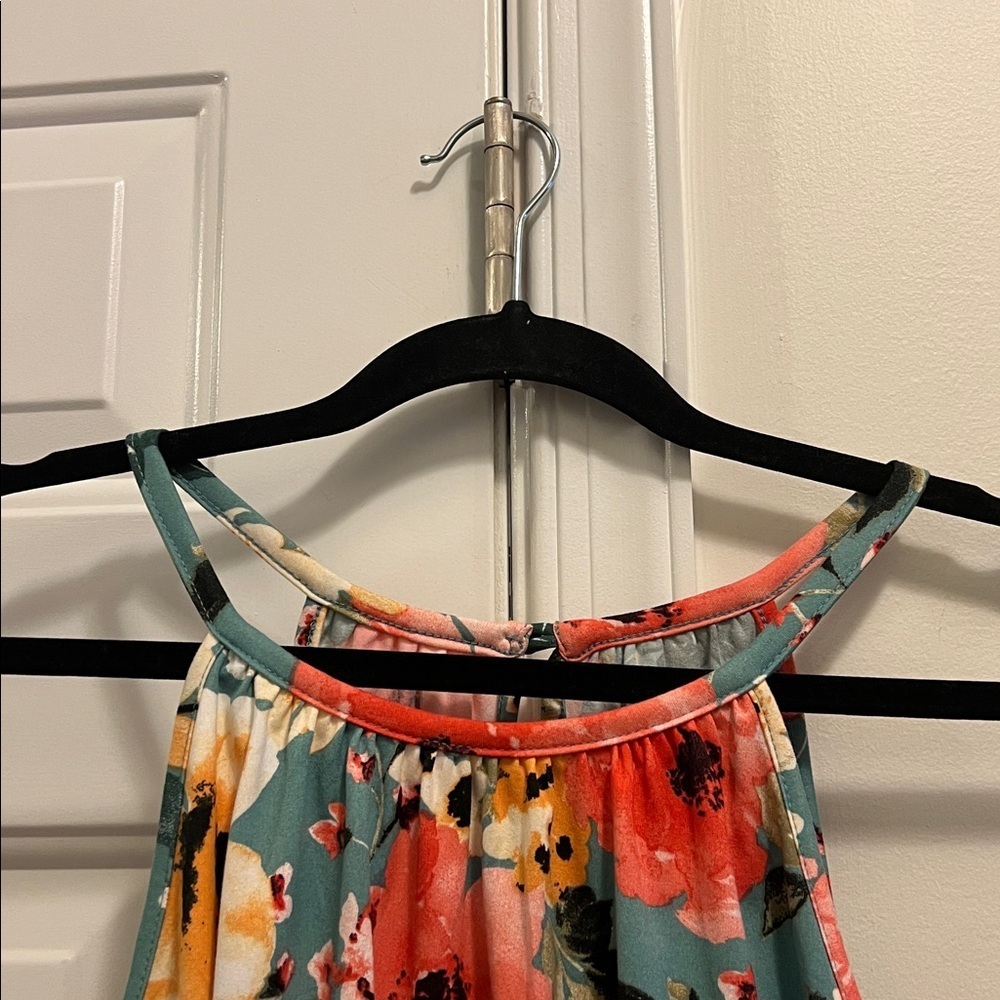 PAPERMOON halter to in floral print M - Picture 2 of 4